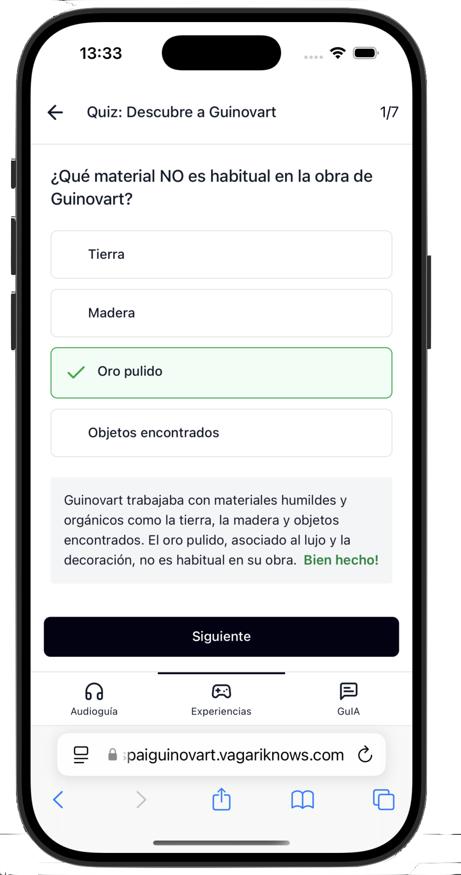 Captura app visitante 2